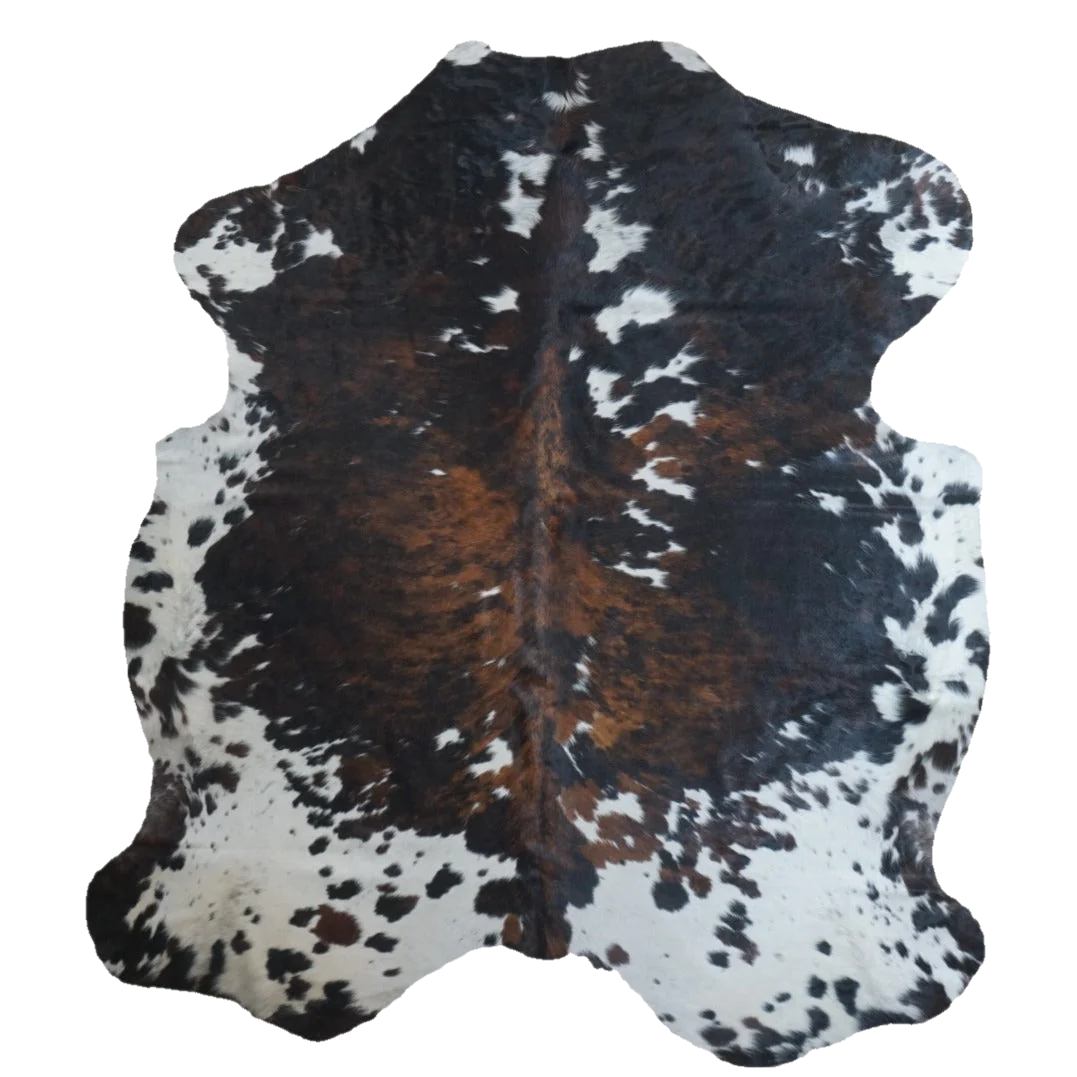 Tricolor X-Large Cowhide Rug, 7'7" x 6'9" #CH-049