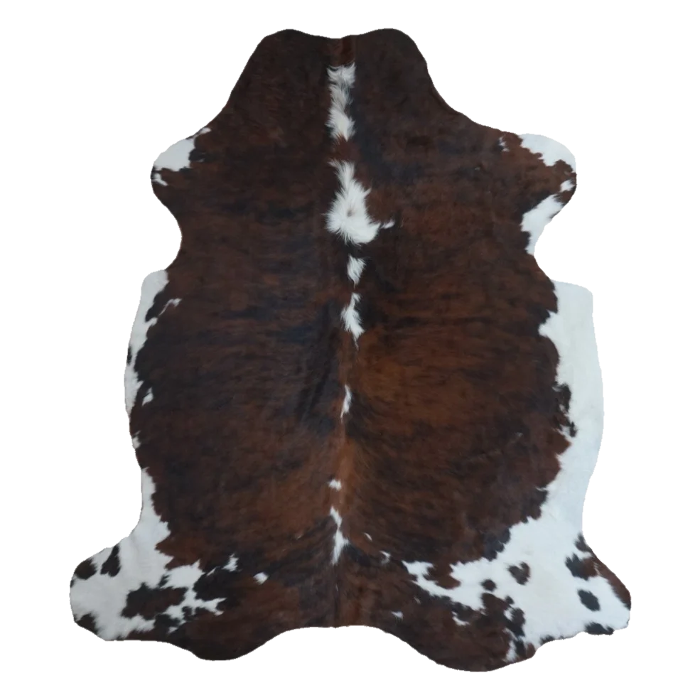 Tricolor X-Large Cowhide Rug, 7' x 6'3" #CH-051