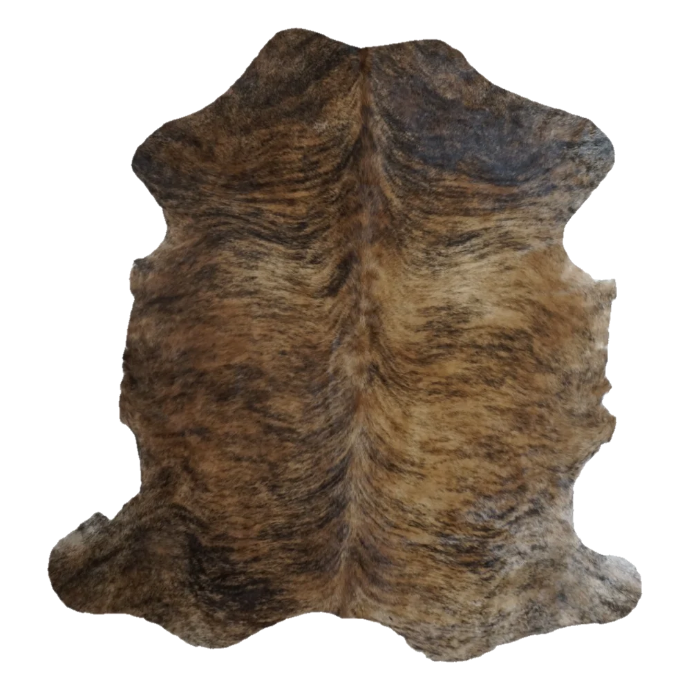 Brindle X-Large Cowhide Rug, 7'3" x 6'10" #CH-054