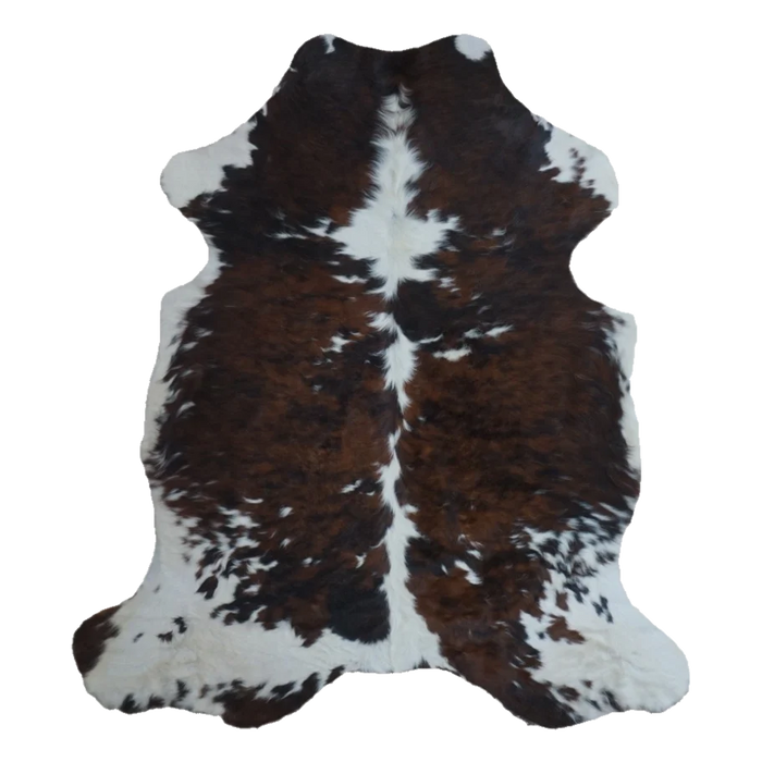 Tricolor Large Cowhide Rug, 6'8" x 5'11" #CH-056