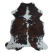 Tricolor Large Cowhide Rug, 6'8" x 5'11" #CH-056