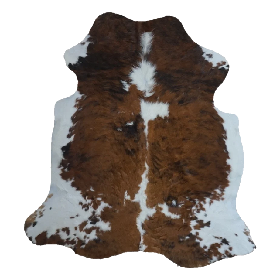 Tricolor X-Large Cowhide Rug, 6'7" x 6'1" #CH-058