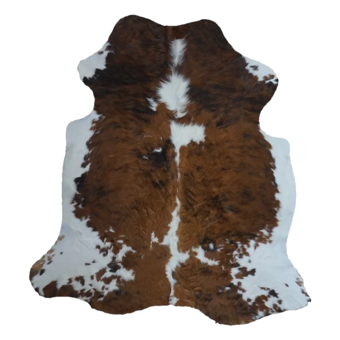 Tricolor X-Large Cowhide Rug, 6'7" x 6'1" #CH-058