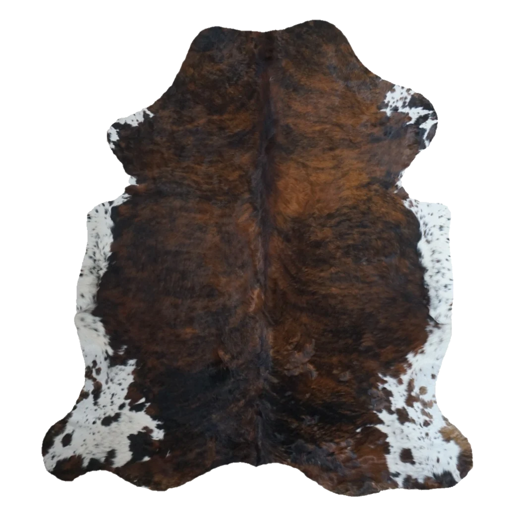 Tricolor X-Large Cowhide Rug, 7'5" x 6'10" #CH-059