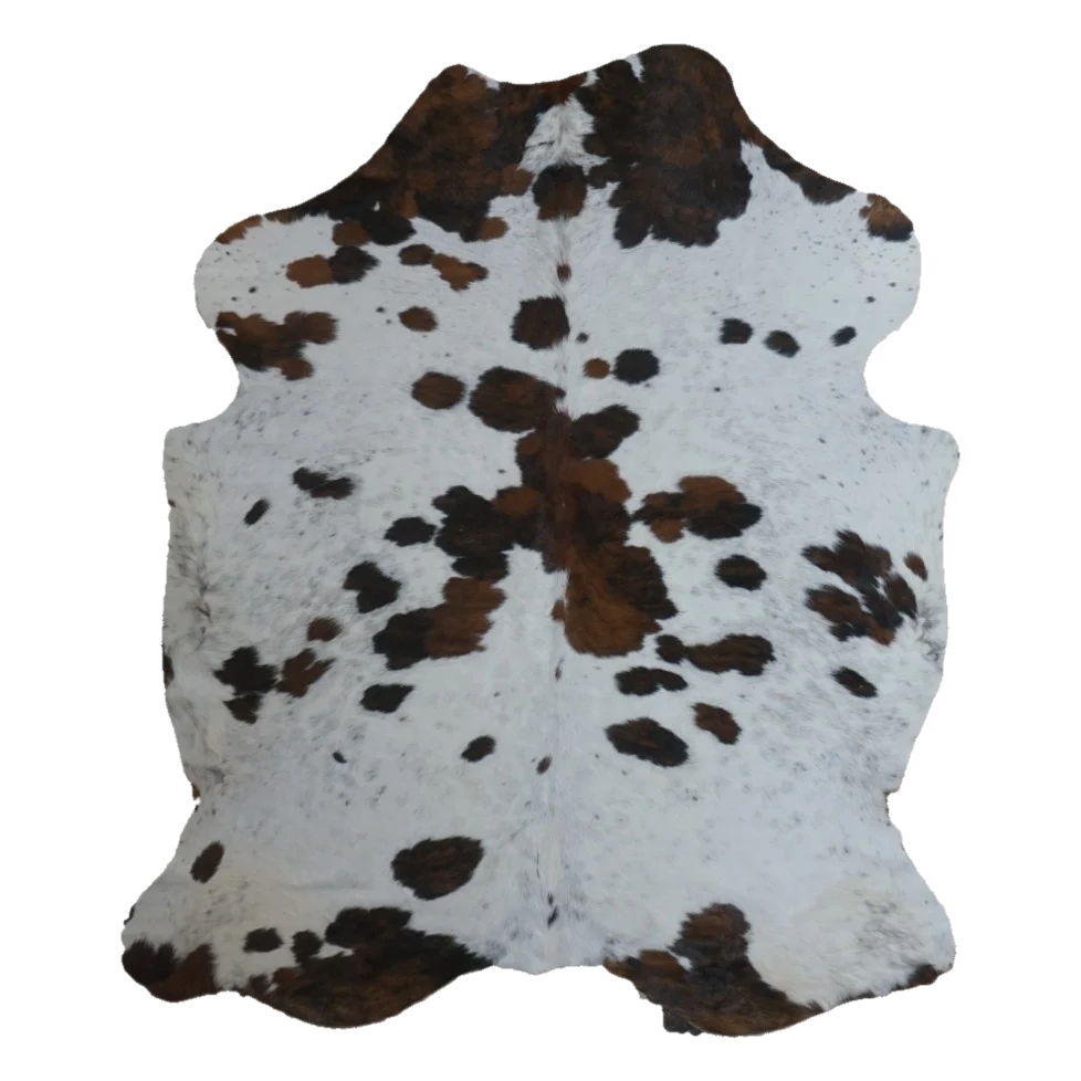 Tricolor X-Large Cowhide Rug, 7'1" x 6'1" #CH-062