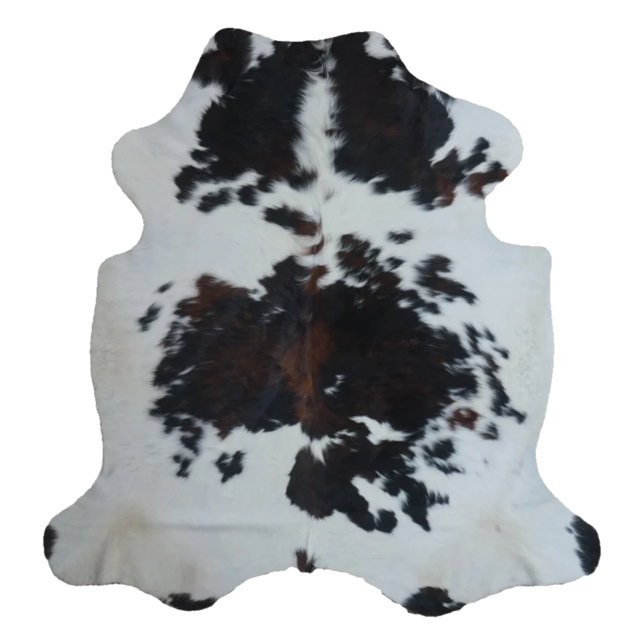 Tricolor X-Large Cowhide Rug, 6'9" x 6'6" #CH-064