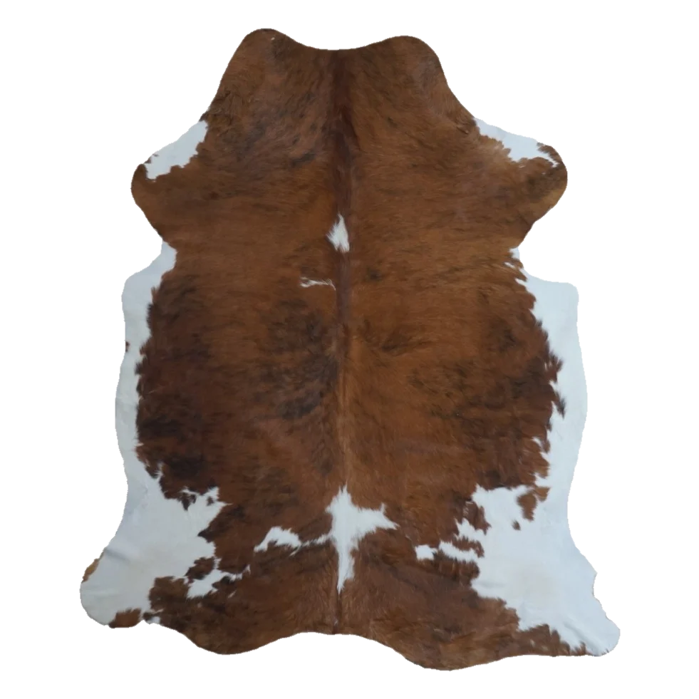 Tricolor X-Large Cowhide Rug, 7'2" x 6' #CH-066