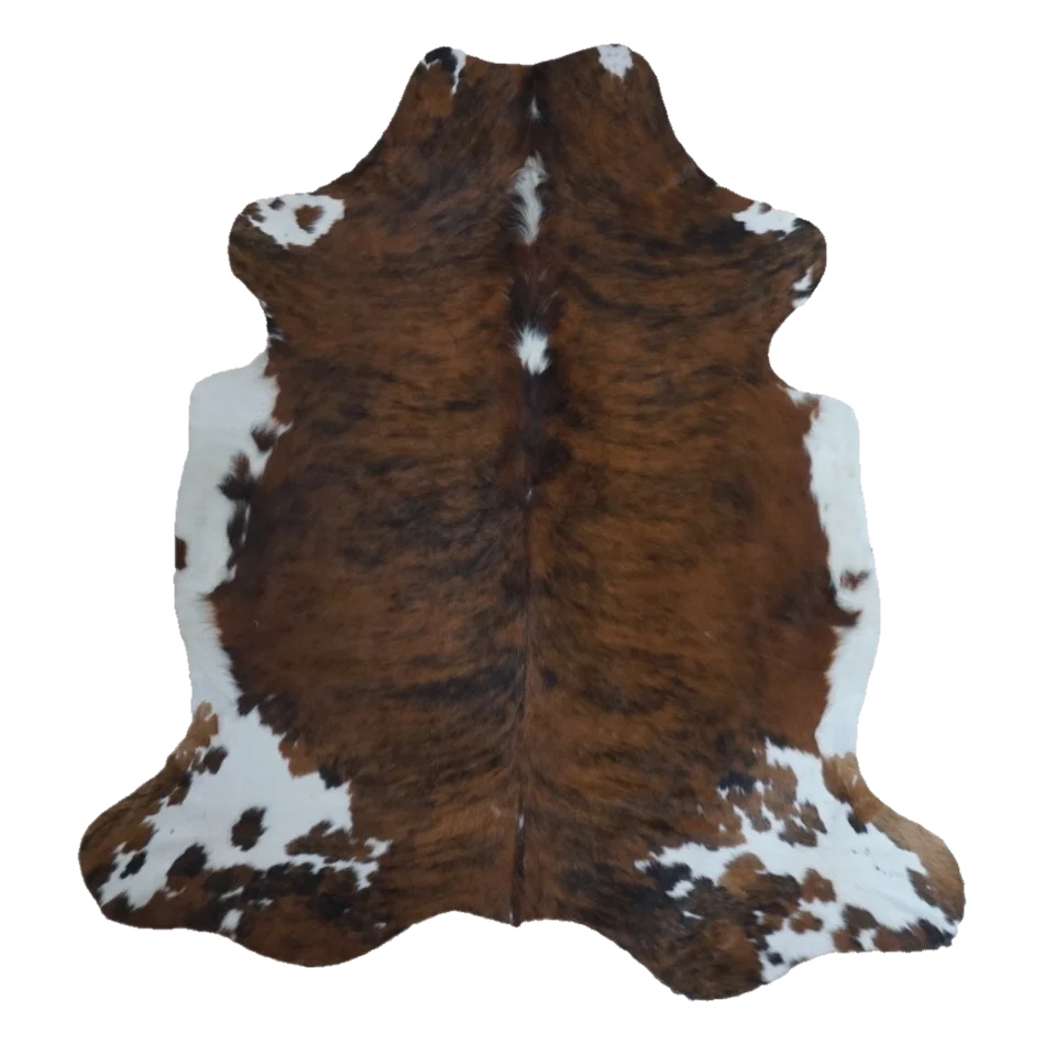 Tricolor X-Large Cowhide Rug, 6'11" x 6'4" #CH-068