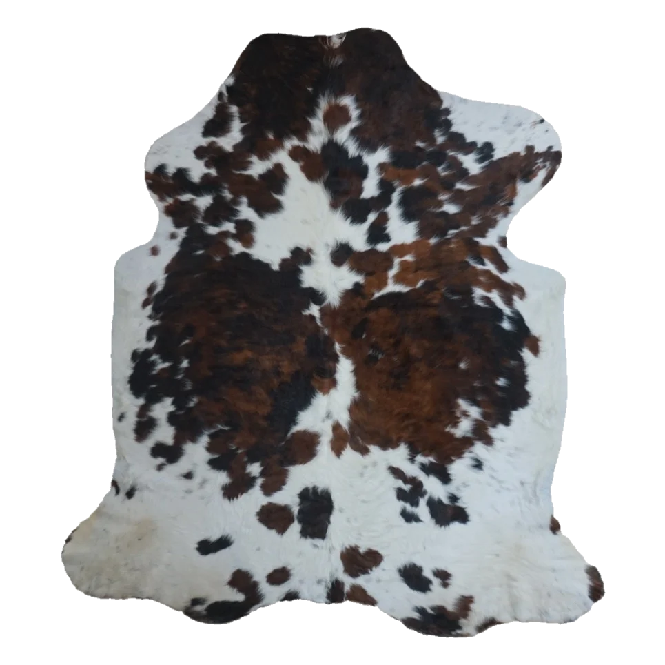 Tricolor X-Large Cowhide Rug, 7' x 6'2" #CH-069