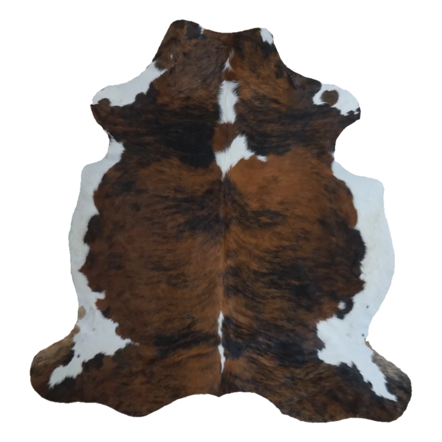 Tricolor X-Large Cowhide Rug, 6'7" x 6'3" #CH-073