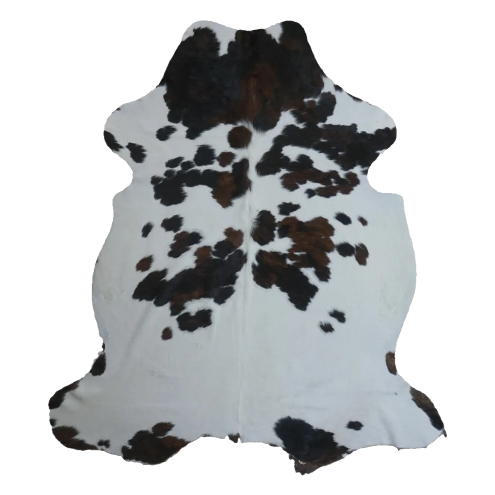Tricolor X-Large Cowhide Rug, 7' x 6'2" #CH-078