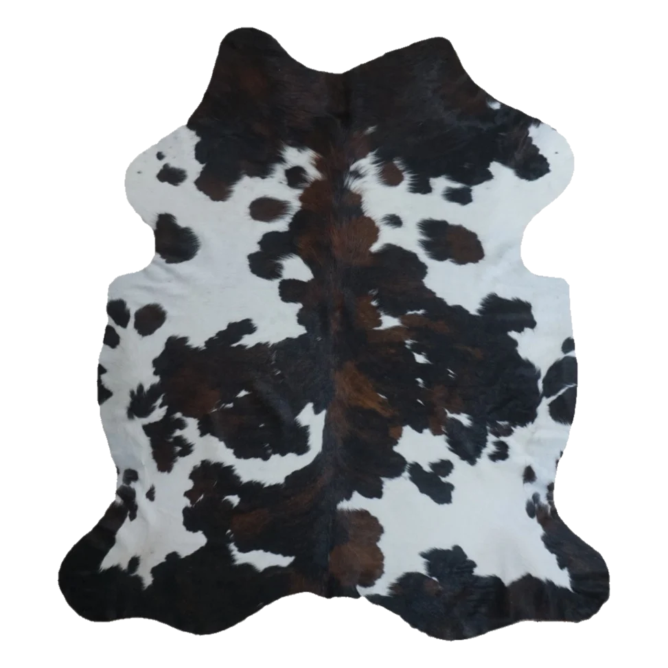Tricolor X-Large Cowhide Rug, 7'1" x 6'4" #CH-079