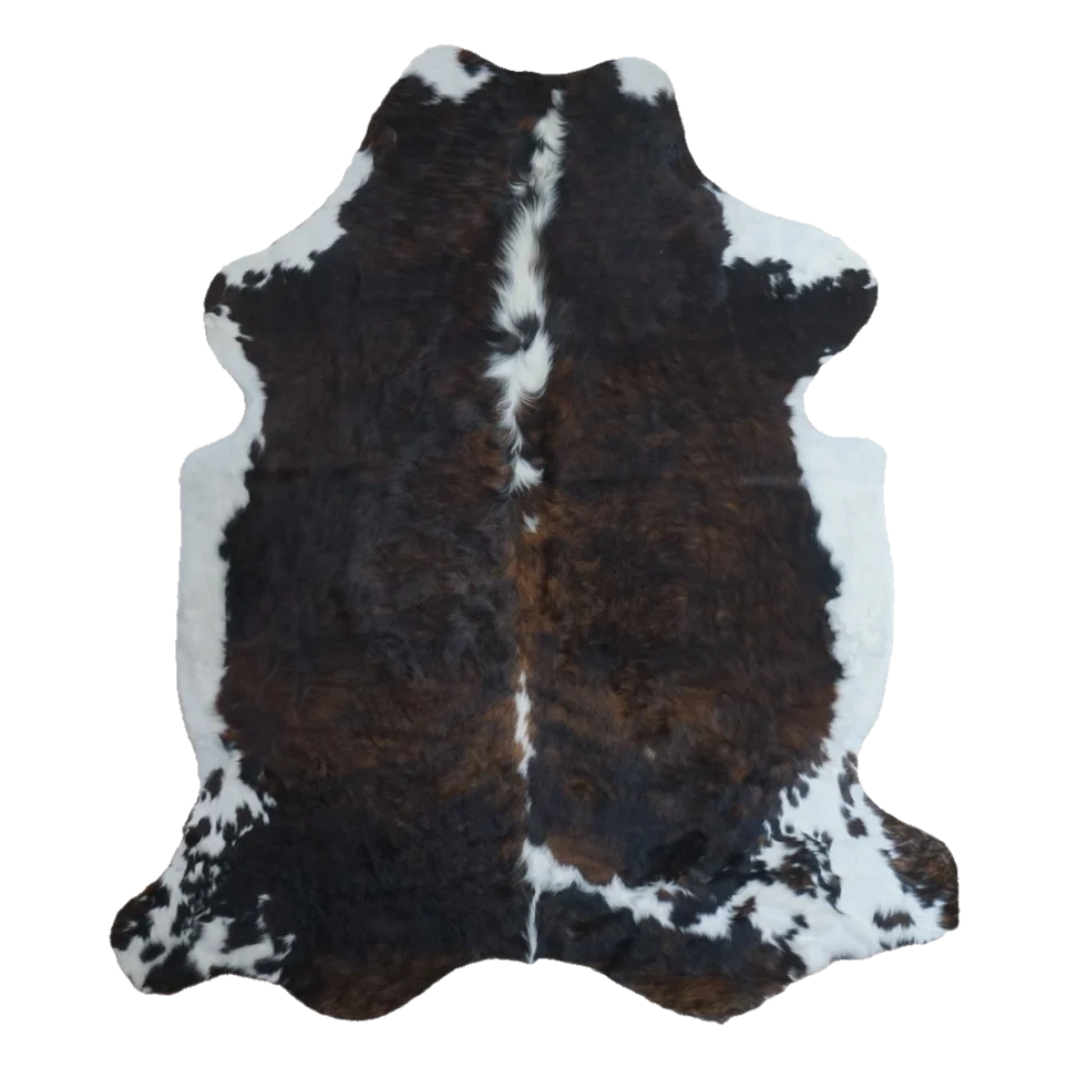 Tricolor X-Large Cowhide Rug, 7'1" x 6'1" #CH-081