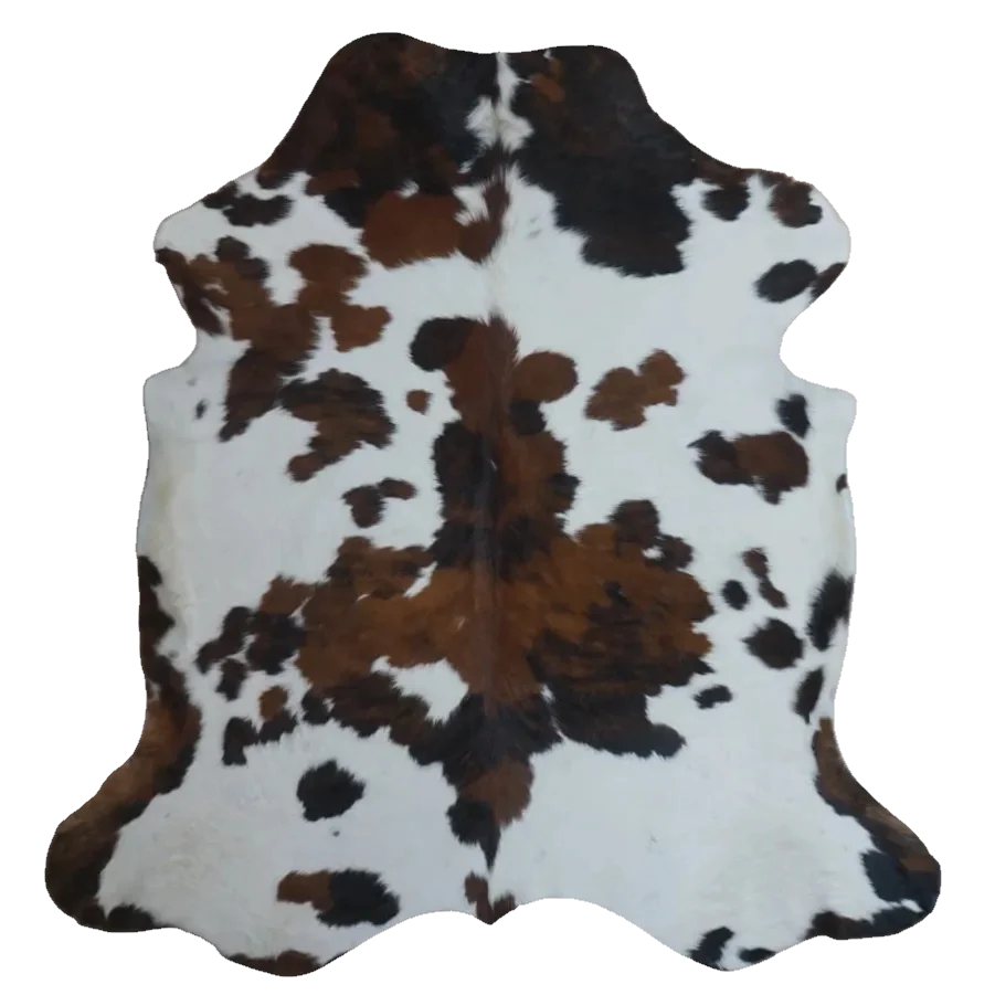 Tricolor X-Large Cowhide Rug, 6'9" x 6'5" #CH-083