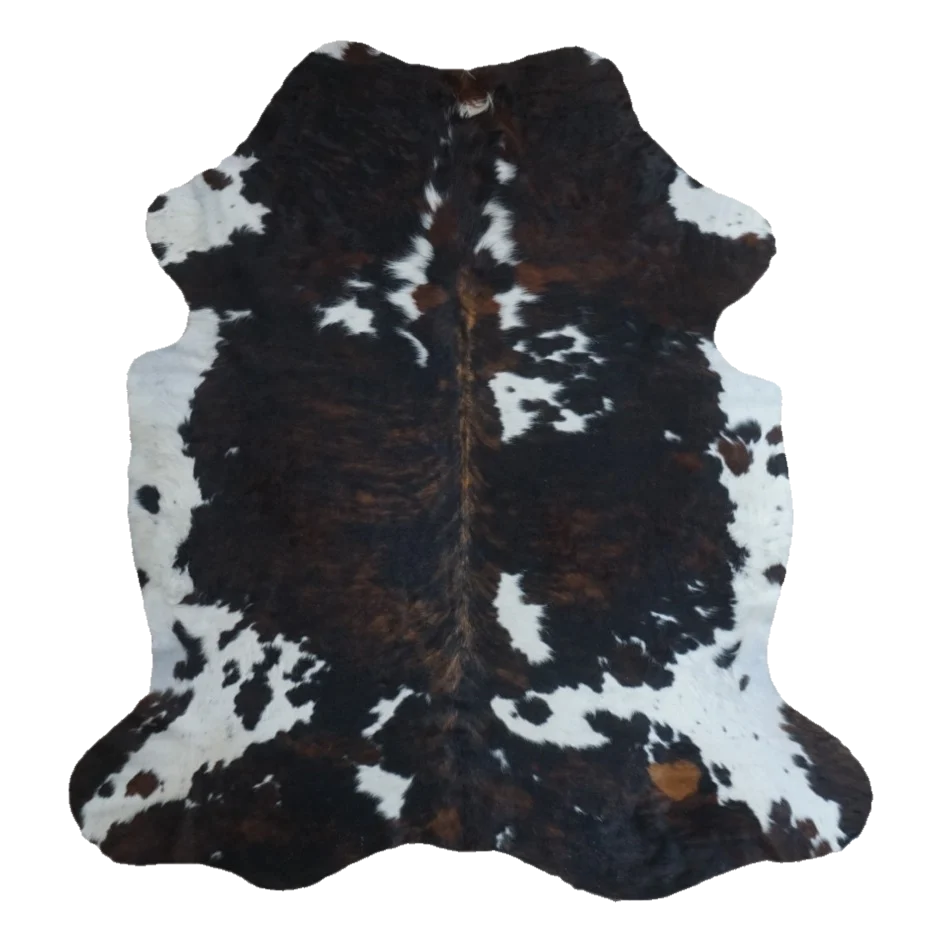 Tricolor X-Large Cowhide Rug, 6'10" x 6'4" #CH-085