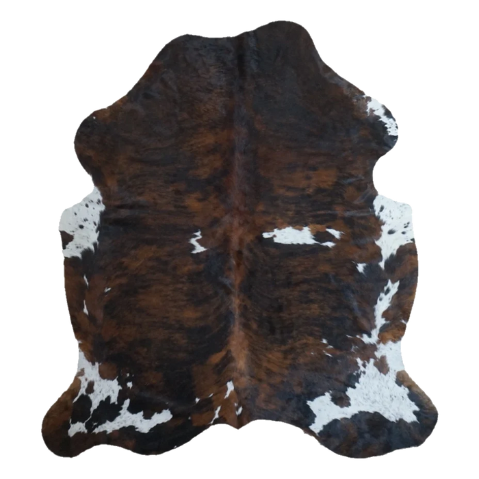 Tricolor Large Cowhide Rug, 6'9" x 5'10" #CH-087