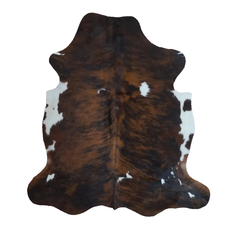 Tricolor X-Large Cowhide Rug, 6'10" x 6'1" #CH-090