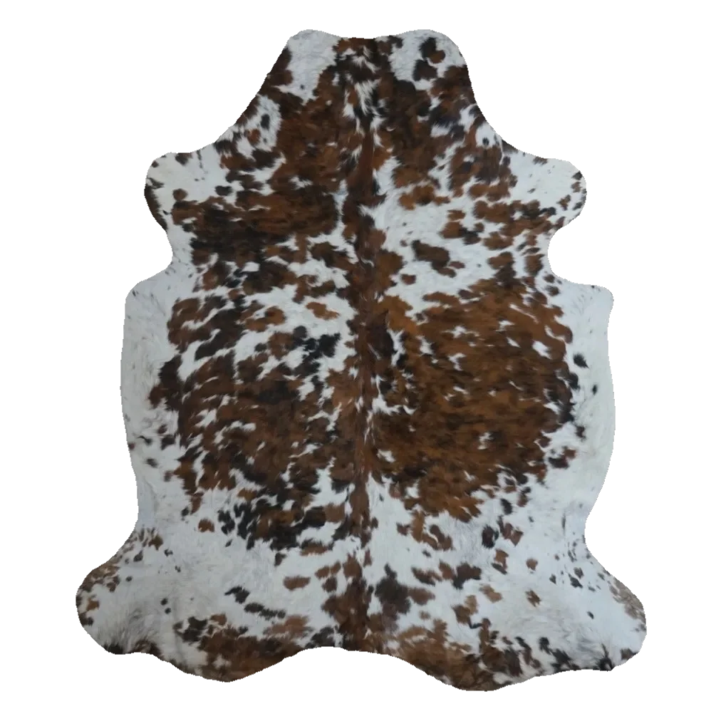 Tricolor X-Large Cowhide Rug, 7'4" x 6'5" #CH-094