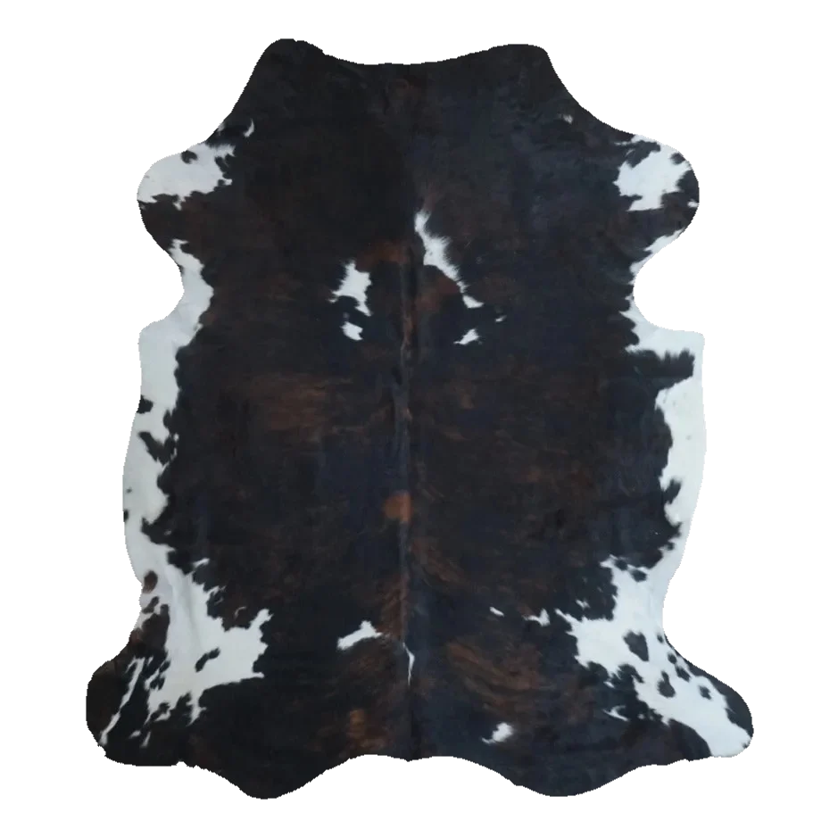 Tricolor X-Large Cowhide Rug, 6'9" x 6' #CH-095