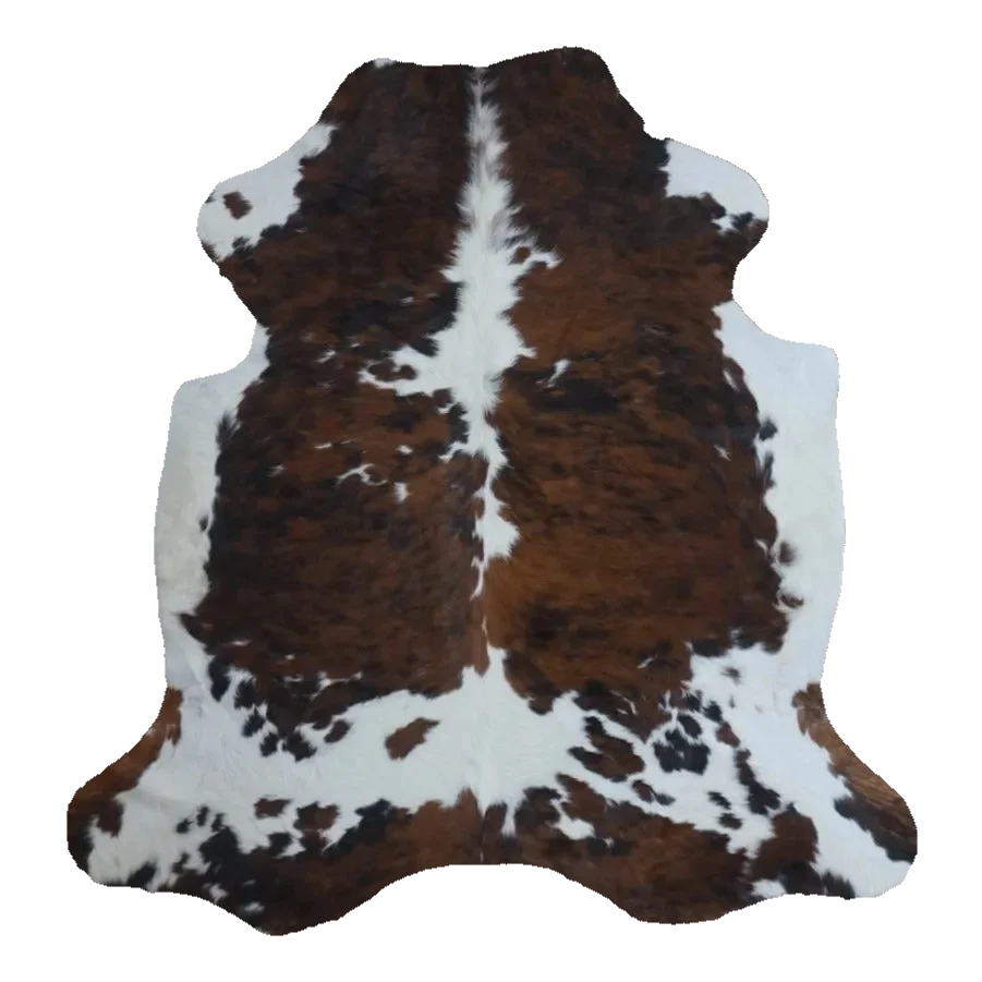 Tricolor X-Large Cowhide Rug, 6'6" x 6'3" #CH-096