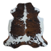 Tricolor X-Large Cowhide Rug, 6'6" x 6'3" #CH-096
