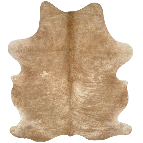 Large Lt Brown and White Colombian Brindle Cowhide: light brown with white, brindle markings - 7'6" x 5'6" (COBR1723)