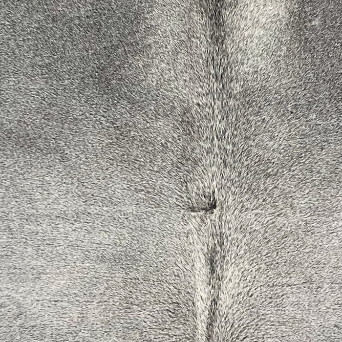 Closeup of this Colombian Cowhide, showing gray (COGR317)
