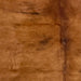 Closeup of this XL Colombian Cowhide, showing red brown, and a patch of longer hair, and longer hair down the spine  (COSL263)