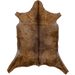 Brown Goatskin: brown with darker brown down the middle - 3' x 2'2" (GOAT433)