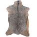 Black, Brown, White Speckled Goatskin:  black and brown with white speckles - 2'9" x 1'10" (GOAT453)