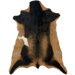 Two Tone Brown Goatskin:  golden brown with blackish brown speckles and spots, and one small white spot on the left side - 2'10" x 1'10" (GOAT467)