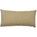 Lumbar Pillow - showing light tan leather - 24" x 12" (LPIL102)
