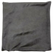 Square Pillow Cover - showing dark gray leather - 18" x 18" (PILC159)