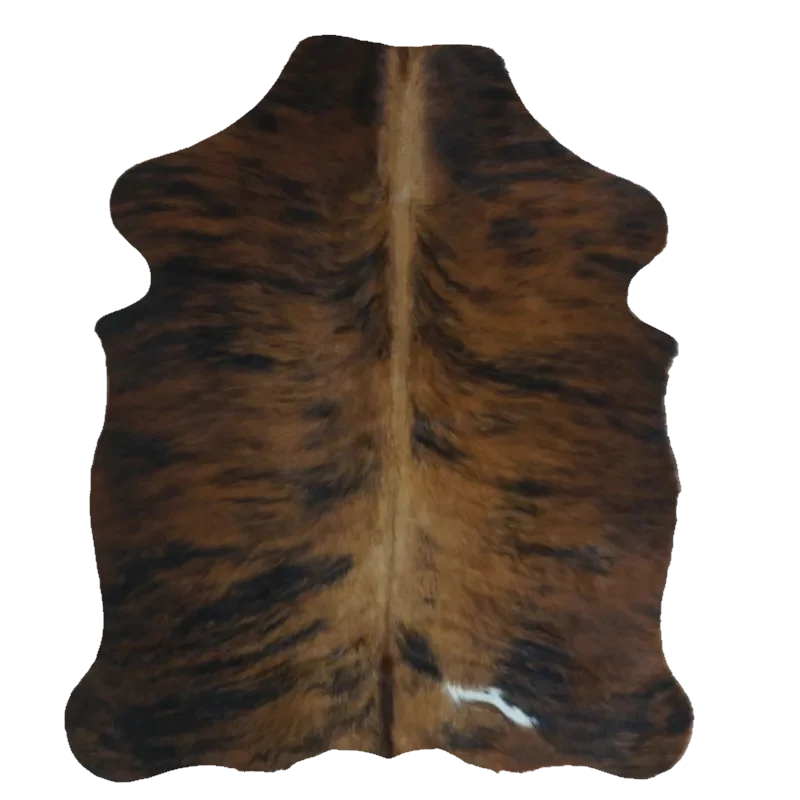 Brindle XS Cowhide Rug, 4' x 3' #SS-BRD-012