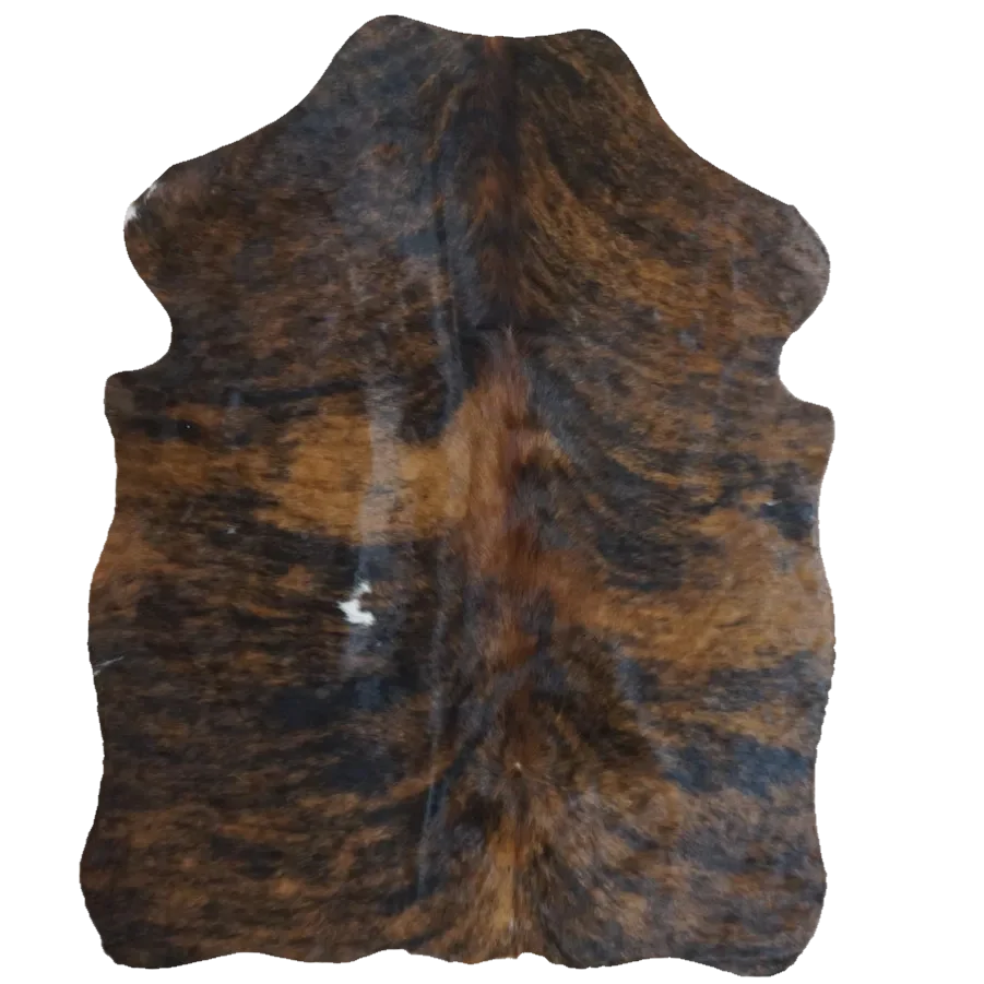 Brindle XS Cowhide Rug, 4' x 3' #SS-BRD-044