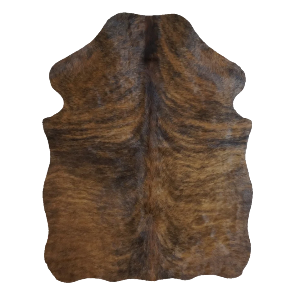 Brindle XS Cowhide Rug, 4' x 3' #SS-BRD-061
