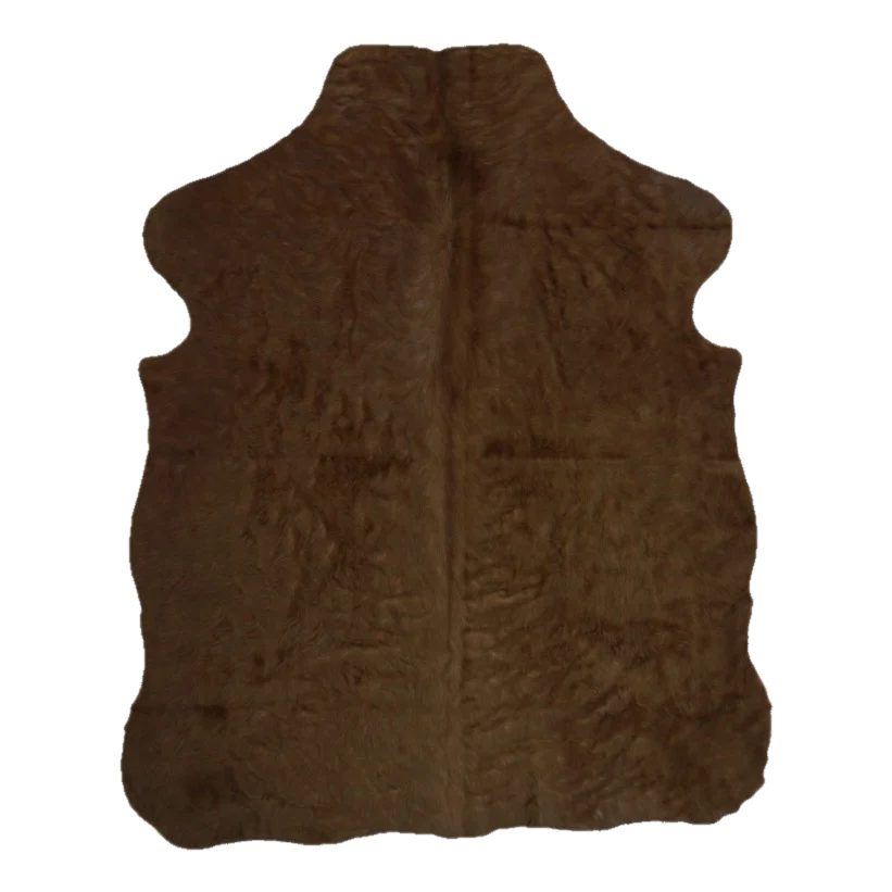 Brown XS Cowhide Rug, 4' x 3' #SS-BRN-024