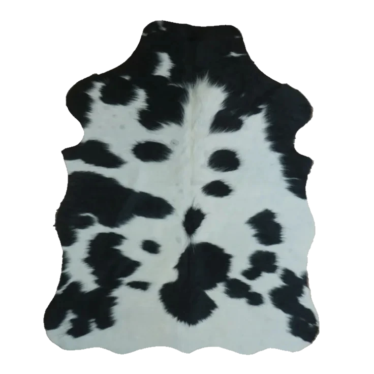 Black and White XS Cowhide Rug, 4' x 3' #SS-BW-002