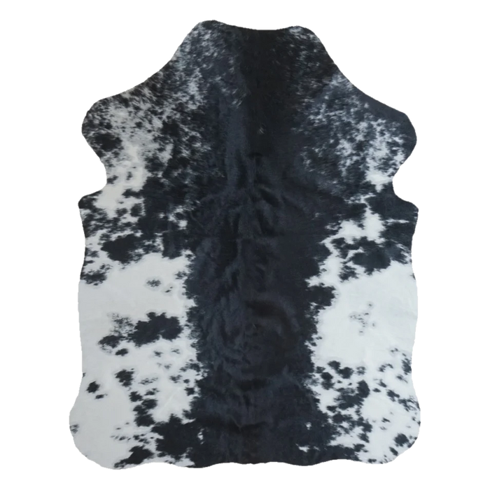Black and White XS Cowhide Rug, 4' x 3' #SS-BW-043