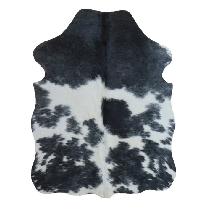 Black and White XS Cowhide Rug, 4' x 3' #SS-BW-047