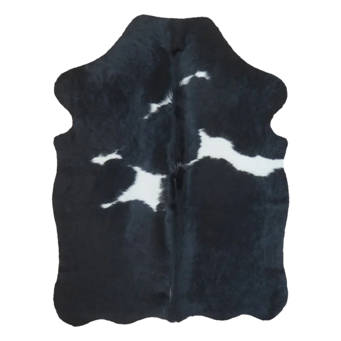 Black and White XS Cowhide Rug, 4' x 3' #SS-BW-056