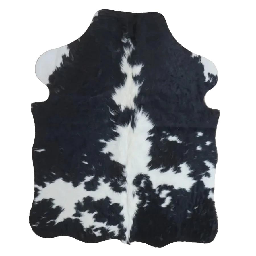 Black and White XS Cowhide Rug, 4' x 3' #SS-BW-057