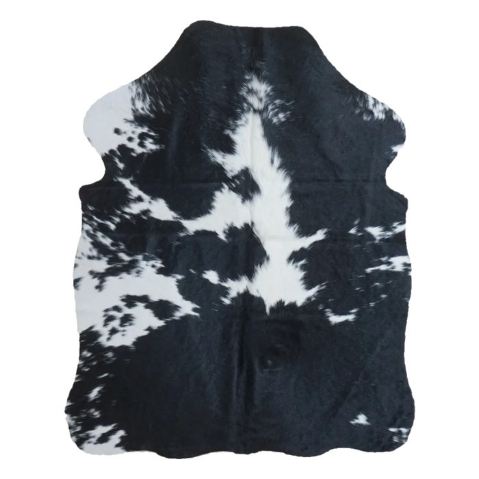 Black and White XS Cowhide Rug, 4' x 3' #SS-BW-059