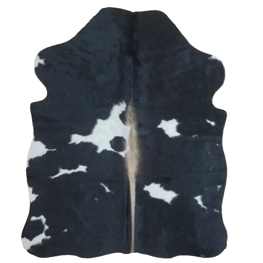 Black and White XS Cowhide Rug, 4' x 3' #SS-BW-060