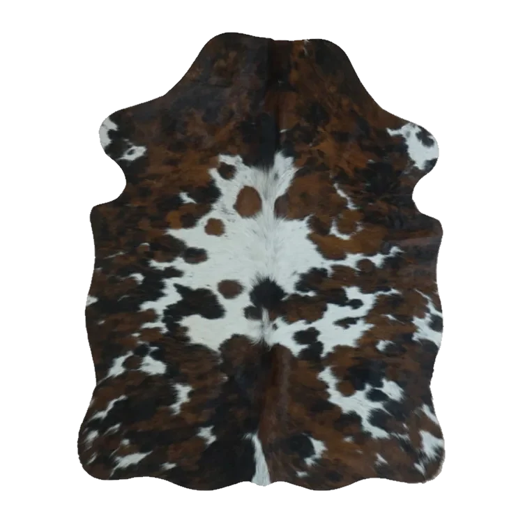 Tricolor XS Cowhide Rug, 4' x 3' #SS-TRI-004