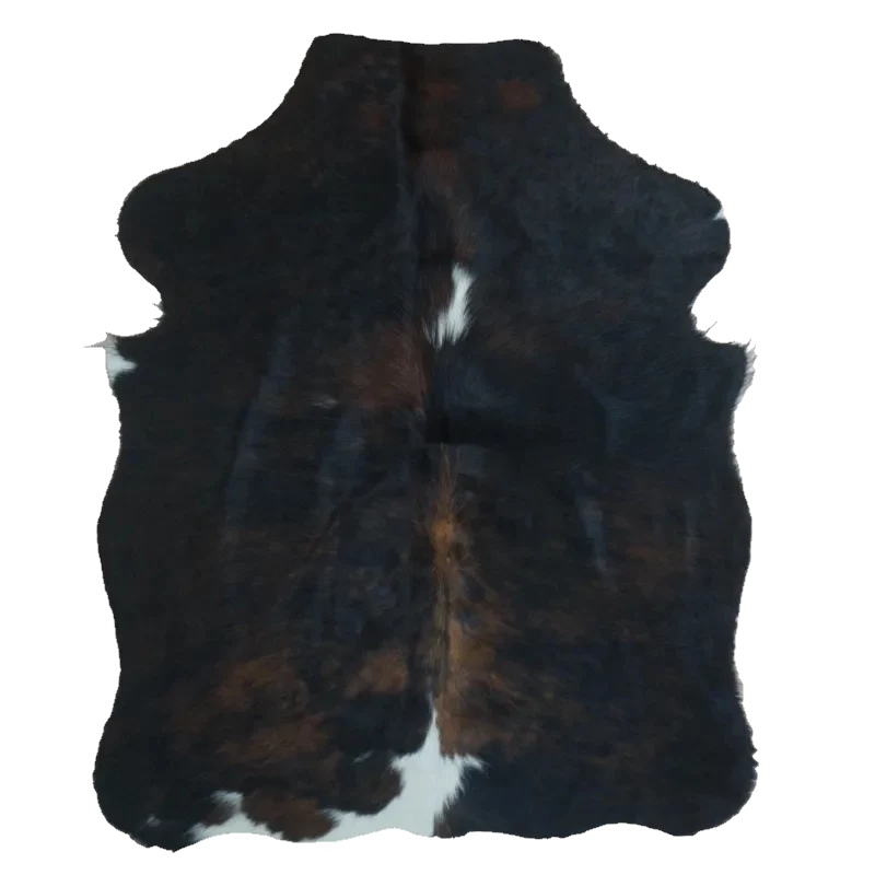 Tricolor XS Cowhide Rug, 4' x 3' #SS-TRI-016