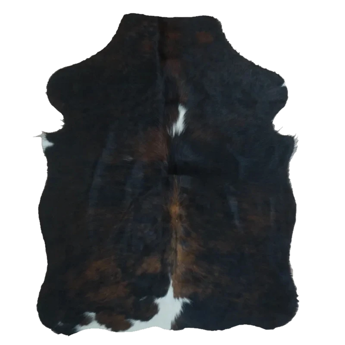 Tricolor XS Cowhide Rug, 4' x 3' #SS-TRI-016