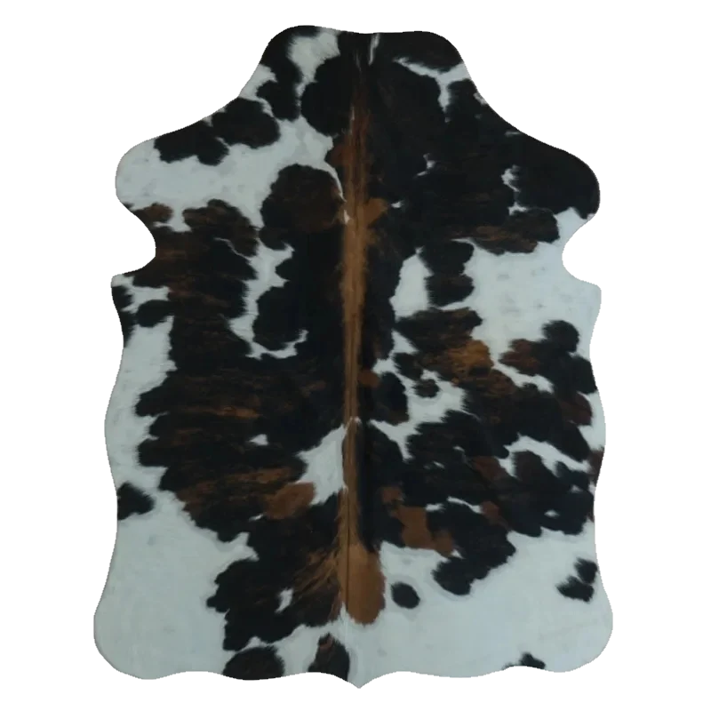 Tricolor XS Cowhide Rug, 4' x 3' #SS-TRI-017