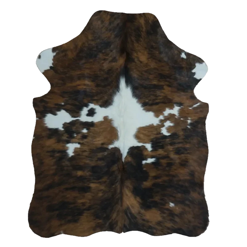 Tricolor XS Cowhide Rug, 4' x 3' #SS-TRI-022