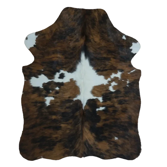 Tricolor XS Cowhide Rug, 4' x 3' #SS-TRI-022